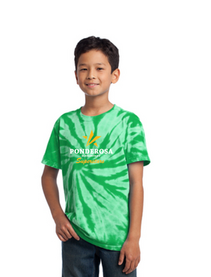 Ponderosa Elementary-Unisex Tie-Dye T-Shirt