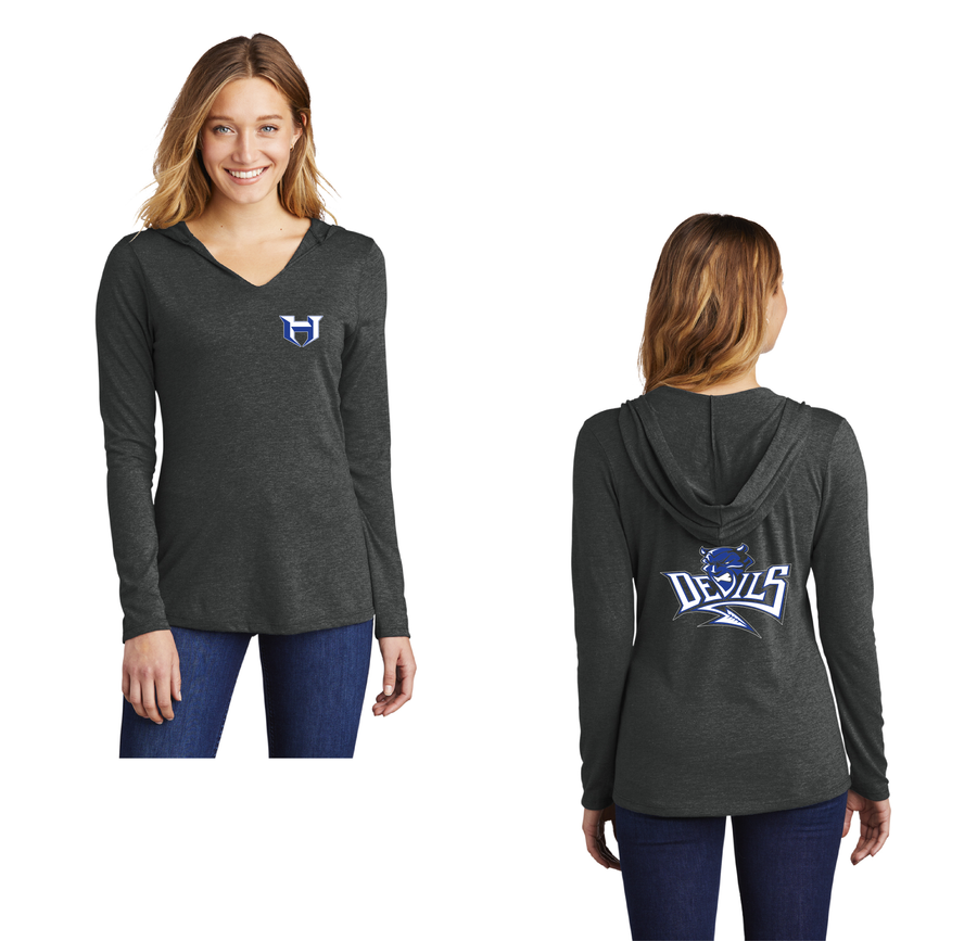 Hammonton HS On-Demand-District Womens Perfect Tri Long Sleeve Hoodie