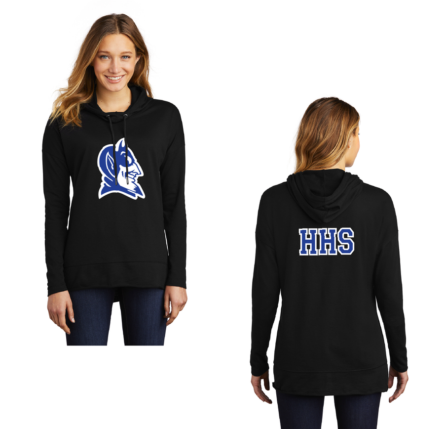 Hammonton HS On-Demand-District Women's Featherweight French Terry Hoodie Design 2