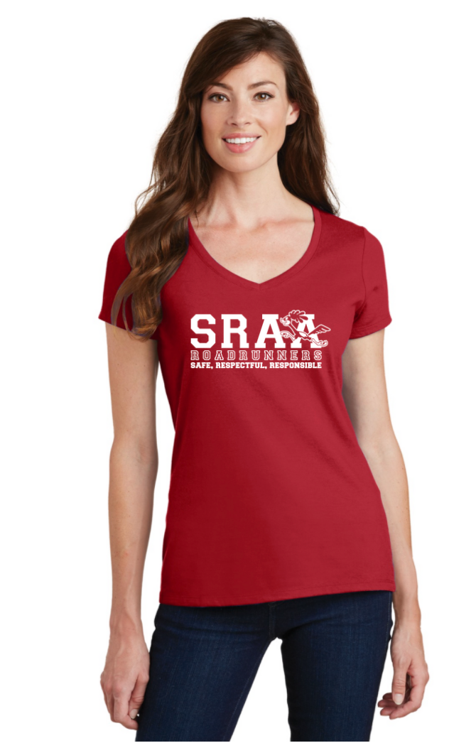 Santa Rosa Academic Academy-Port and Co Ladies V-Neck