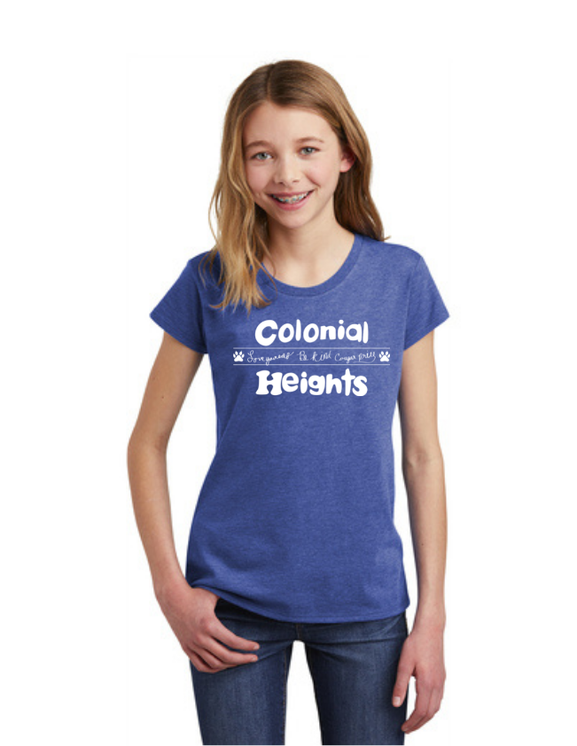 Colonial Heights Spring 22 On-Demand-Youth District Girls Tee