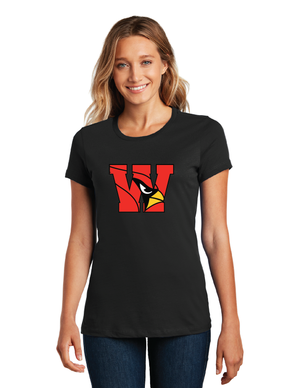 Willows Intermediate Spirit Wear On-Demand-Premium District Womens Tee Cardinal