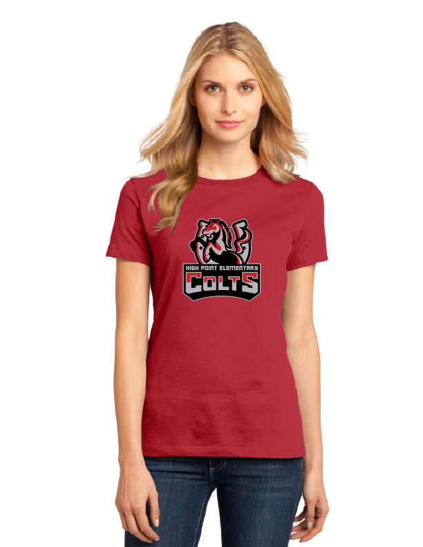 High Point Elementary Spirit Store On-Demand-Premium District Womens STAFF Tee