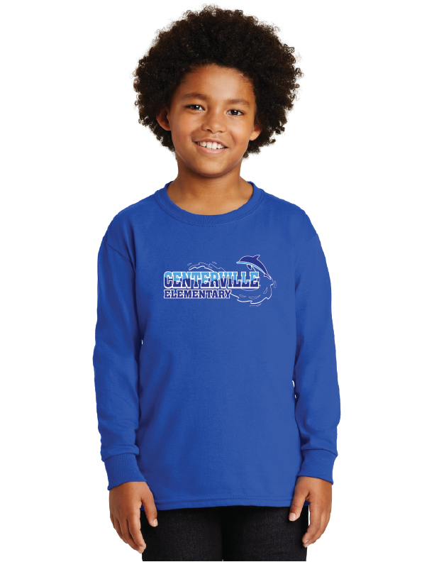 Centerville Elementary Spirit Wear On- Demand-Unisex Long Sleeve Shirt Water
