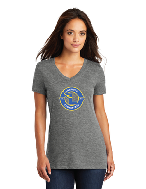 Larkspur Spirit Wear On-Demand-Premium District Womens V-Neck Founders