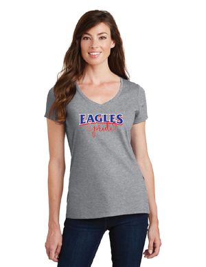 Independence Elementary Spirit Wear On-Demand-Port and Co Ladies V-Neck Eagles Pride