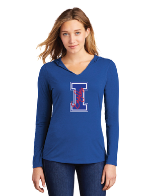 Independence Elementary Spirit Wear On-Demand-District Womens Perfect Tri Long Sleeve Hoodie Large I