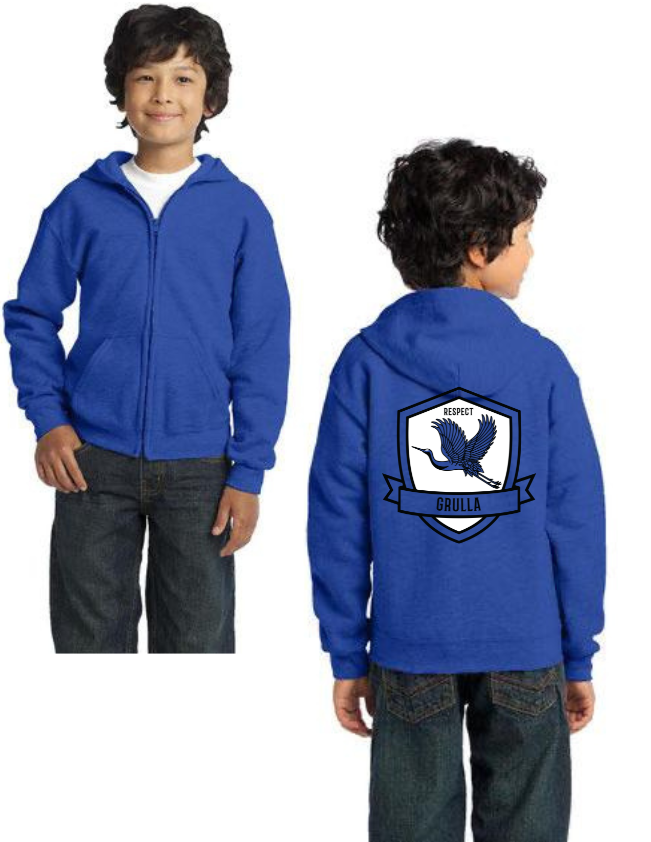 Maybeury Elementary On-Demand-Unisex Zip-Up Grulla