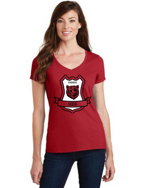 Maybeury Elementary On-Demand-Port and Co Ladies V-Neck Sadiq