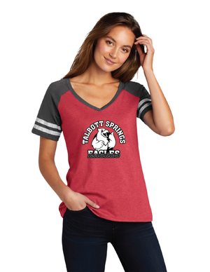 Talbott Springs Spirit Wear Spring 2023-District Ladies Game V-Neck Tee