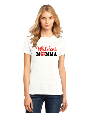 Smithfield Elementary Spirit Wear 22 On - Demand-Premium District Womens Tee Wildcat Momma
