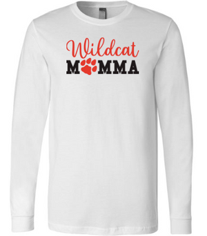 Smithfield Elementary Spirit Wear 22 On - Demand-Unisex Long Sleeve Shirt Wildcat Momma
