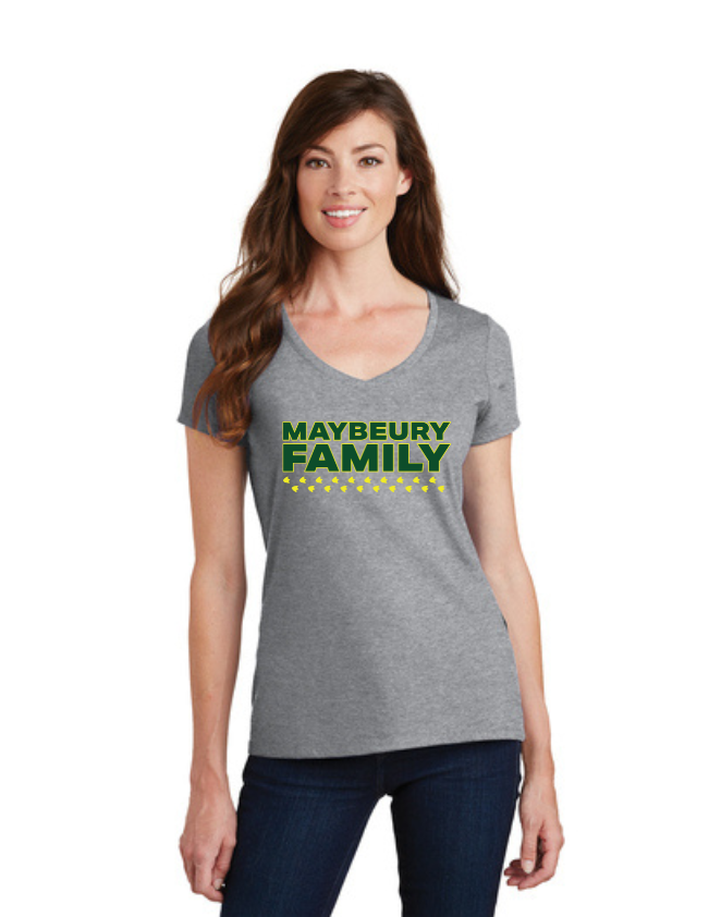 Maybeury Elementary On-Demand-Port and Co Ladies V-Neck Family