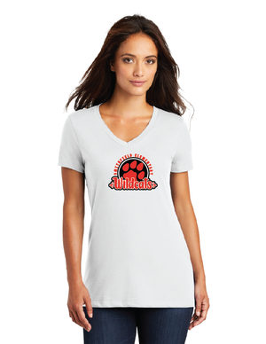 Smithfield Elementary Spirit Wear 22 On - Demand-Premium District Womens V-Neck Circle