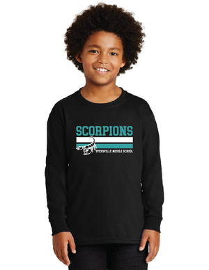 Sykesville Middle School 2023-24 Spirit Wear On-Demand-Unisex Long Sleeve Shirt Stripes