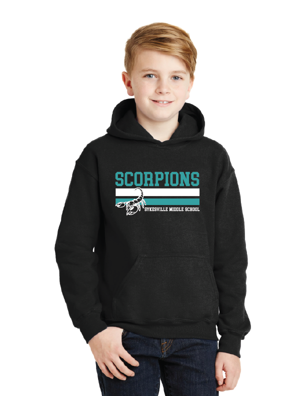 Sykesville Middle School 2023-24 Spirit Wear On-Demand-Unisex Hoodie Stripes