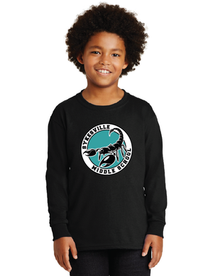 Sykesville Middle School 2023-24 Spirit Wear On-Demand-Unisex Long Sleeve Shirt Circle