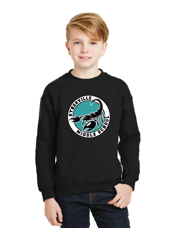 Sykesville Middle School 2023-24 Spirit Wear On-Demand-Unisex Crewneck Sweatshirt Circle