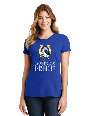 Mission Meadows Elementary Spirit Wear On- Demand-Port and Co Ladies Favorite Shirt Mustang Pride
