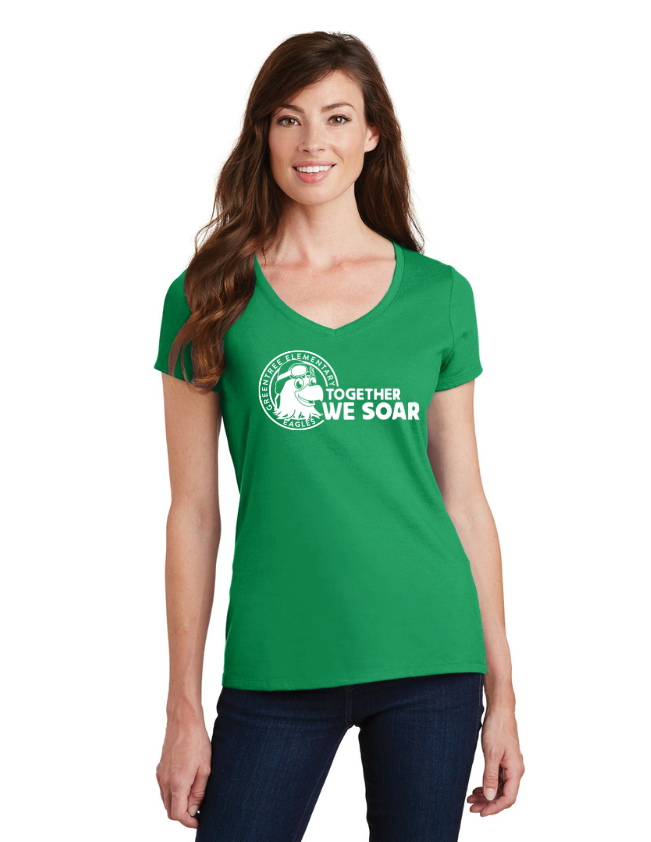 Greentree 2022-2023 On- Demand-Port and Co Ladies V-Neck_Soar