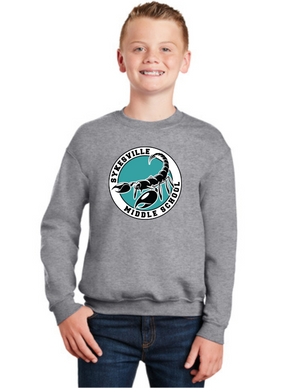 Sykesville Middle School 2023-24 Spirit Wear On-Demand-Unisex Crewneck Sweatshirt Circle