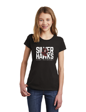 Lake Pleasant On- Demand-Youth District Girls Tee Silver Hawks