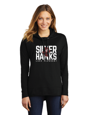 Lake Pleasant On- Demand-District Womens Featherweight French Terry Hoodie Silver Hawks