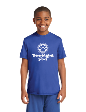 Tracey Magnet Spirit Wear 2023/24 On-Demand-Unisex Dry-Fit Shirt Tracey Circle Paw Logo