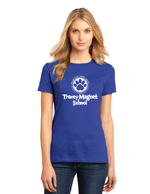 Tracey Magnet Spirit Wear 2023/24 On-Demand-Premium District Womens Tee Tracey Circle Paw Logo