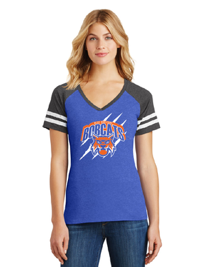 Blue Horizons Elementary On- Demand-District Ladies Game V-Neck Tee