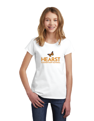 Hearst Elementary 2023-24 Spirit Wear On-Demand-Youth District Girls Tee Monarch