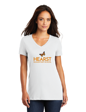 Hearst Elementary 2023-24 Spirit Wear On-Demand-Premium District Womens V-Neck Monarch