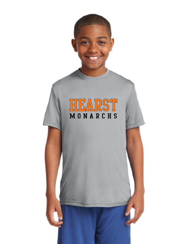 Hearst Elementary 2023-24 Spirit Wear On-Demand-Unisex Dry-Fit Shirt Bold