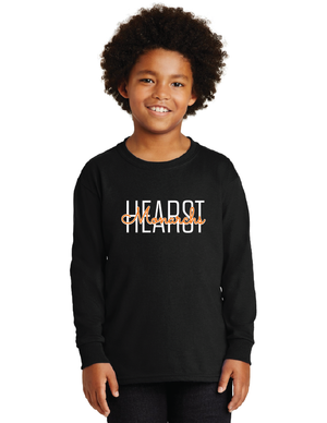 Hearst Elementary 2023-24 Spirit Wear On-Demand-Unisex Long Sleeve Shirt Script