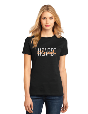 Hearst Elementary 2023-24 Spirit Wear On-Demand-Premium District Womens Tee Script