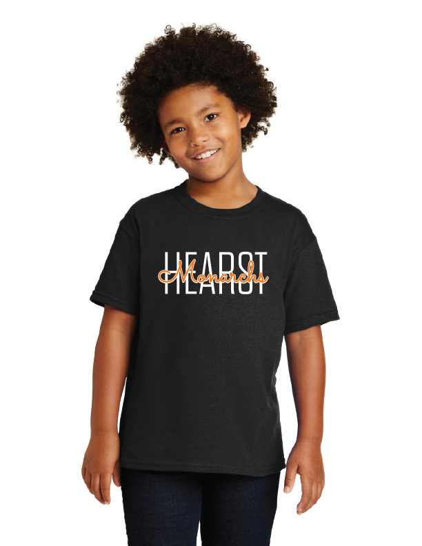 Hearst Elementary 2023-24 Spirit Wear On-Demand-Unisex T-Shirt Script