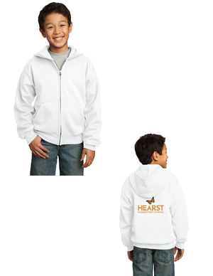 Hearst Elementary 2023-24 Spirit Wear On-Demand-Unisex Zip-Up Monarch