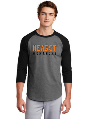 Hearst Elementary 2023-24 Spirit Wear On-Demand-Unisex Baseball Tee Bold