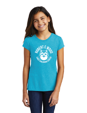 Robert C Wood Early Childhood Center On- Demand-Youth District Girls Tri-Blend Tee