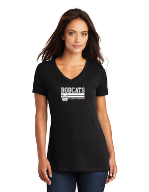 Bluemont Bobcat Spirit Wear On- Demand-Premium District Women's V-Neck