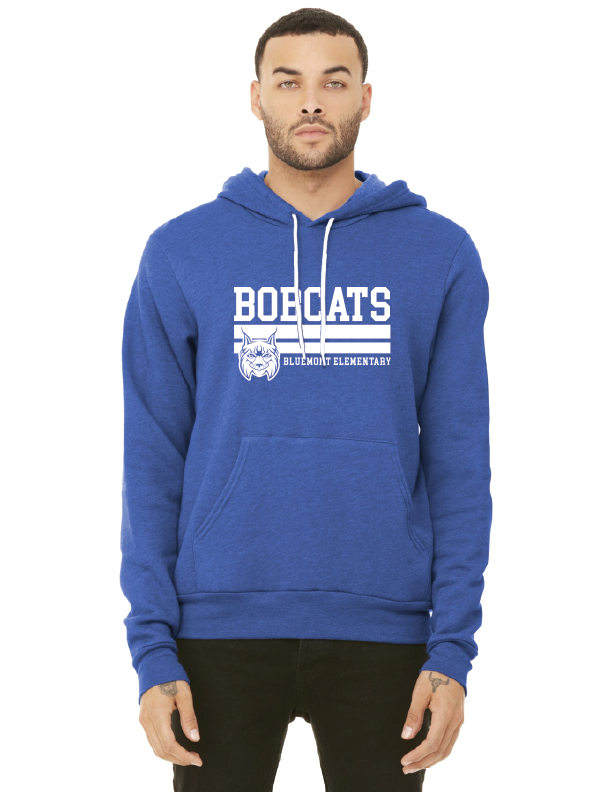 Bluemont Bobcat Spirit Wear On- Demand-BELLA+CANVAS Premium Fleece Hoodie