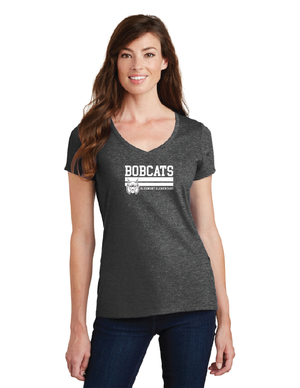 Bluemont Bobcat Spirit Wear On- Demand-Port and Co Ladies V-Neck