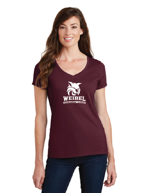 Weibel Elementary Fall 22 On-Demand-Port and Co Ladies V-Neck