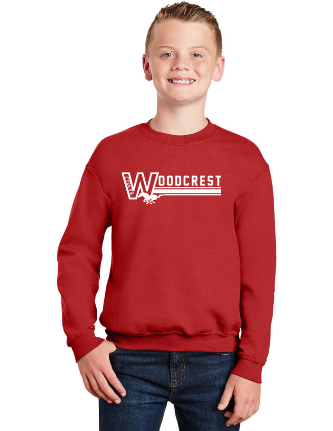 Woodcrest Elementary PTA Spirit Wear On-Demand-Unisex Crewneck Sweatshirt