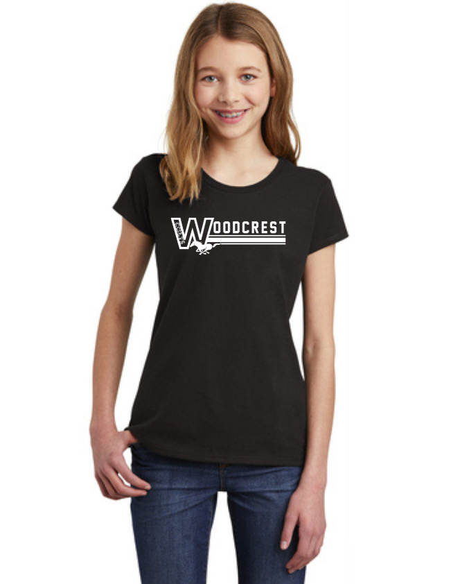 Woodcrest Elementary PTA Spirit Wear On-Demand-Youth District Girls Tee