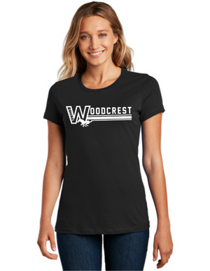 Woodcrest Elementary PTA Spirit Wear On-Demand-Premium District Women's Tee