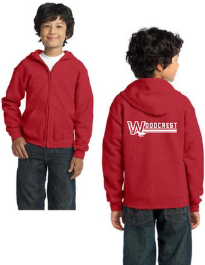 Woodcrest Elementary PTA Spirit Wear On-Demand-Unisex Zip-Up