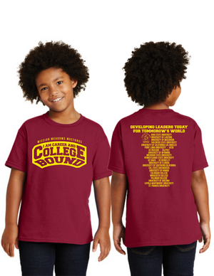 Mission Meadows Elementary College Bound On-Demand-Unisex T-Shirt Yellow Faulkner