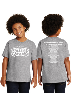 Mission Meadows Elementary College Bound On-Demand-Unisex T-Shirt White McMullen
