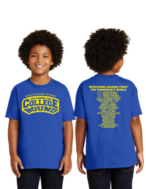 Mission Meadows Elementary College Bound On-Demand-Unisex T-Shirt Yellow Lord